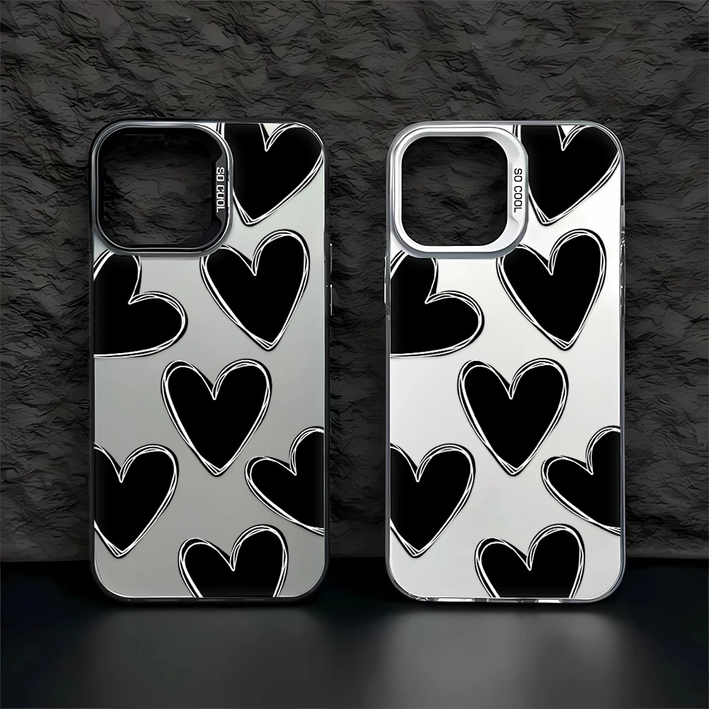 Luxury Electroplated Phone Cases For iPhone 12 13 14 15 16 Pro Max 16E 7 8 Plus X XS MAX XR SE 2022 Plating Shockproof Hard Case