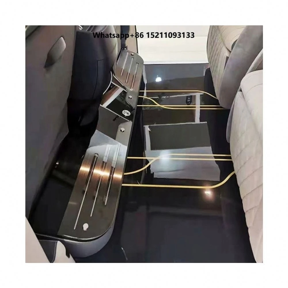 Pedal de Descanso Traseiro para MPV, Pedal de Descanso Central, Acessórios para Carro, Pedal Interior com Luz LED para Mercedes Vito V250 Vclass W447