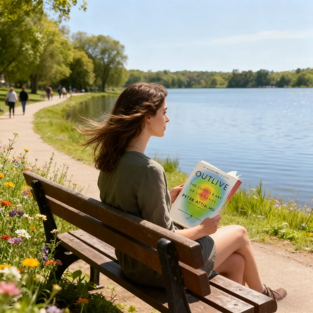 Outlive By Peter Attia The Science And Art Of Longevity Paperback Book In English Knowledge Adult Children Birthday Gift