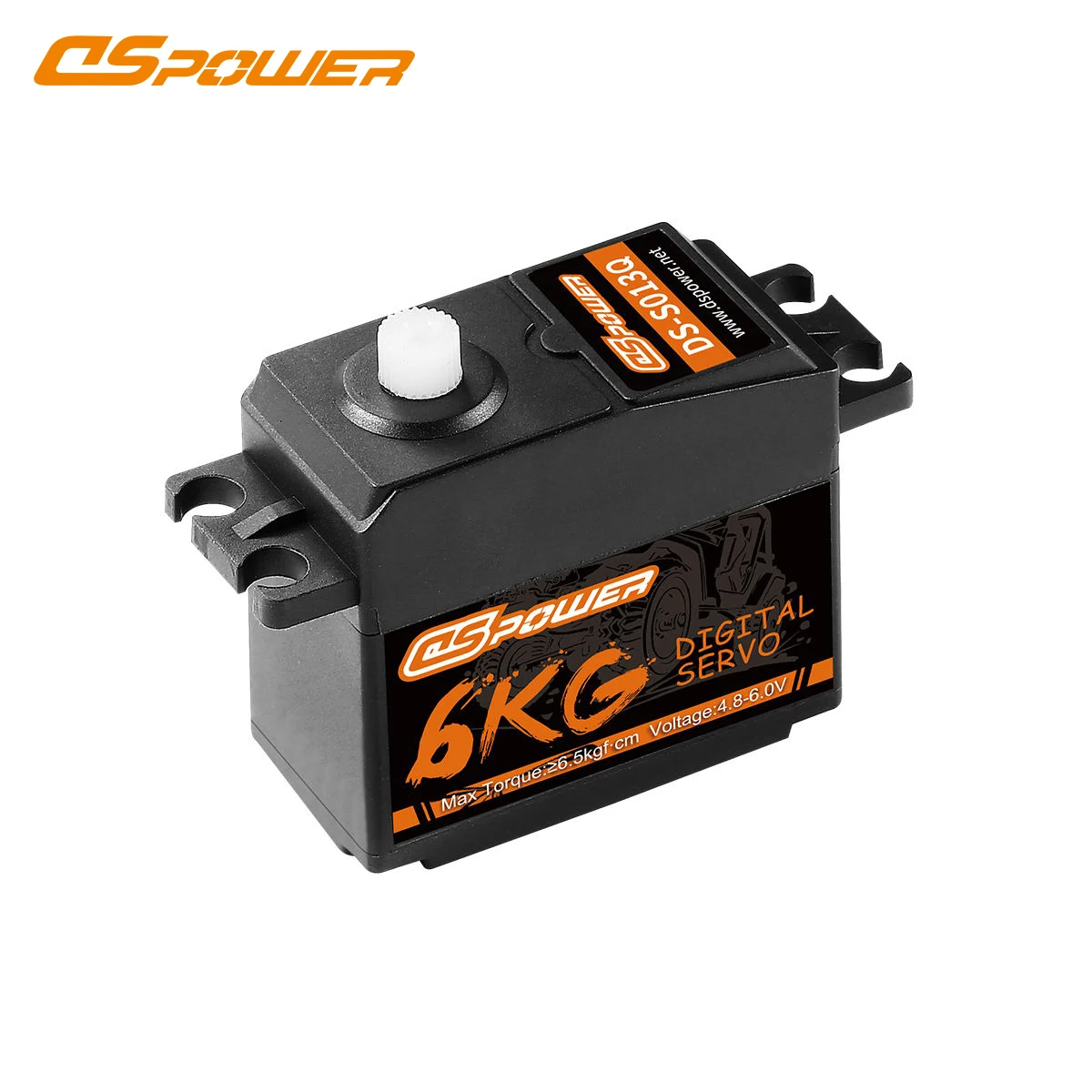 DSpower 6KG Metal Gear Servo digitale a coppia elevata 4.8 ~ 6.0V per 1/10 1/12 RC Car Truck Crawler Wltoys 124018 124019 SCX10 Parte giocattolo