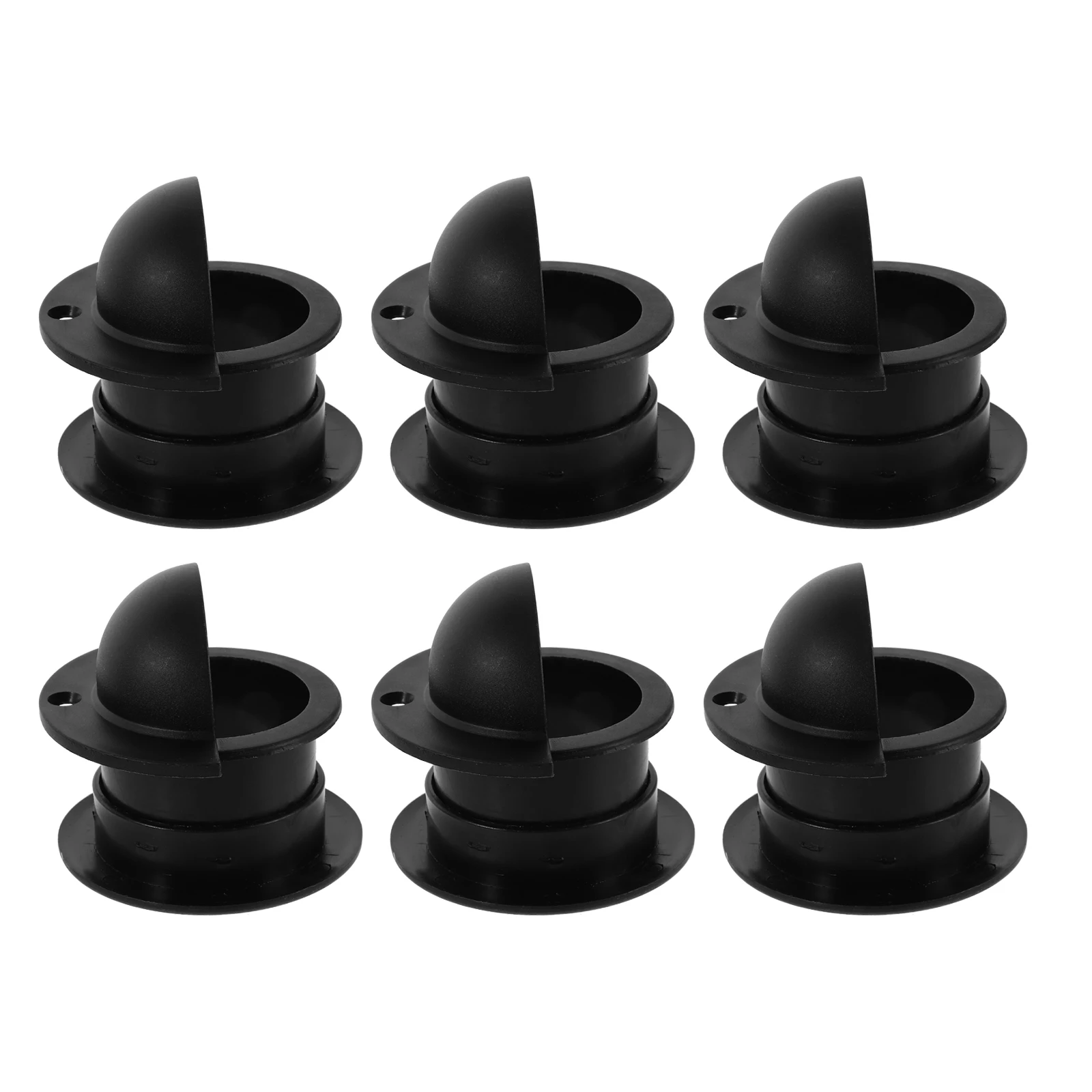 

6 Pcs Table Football Goal Hole Foos Cup Replacement Component Plastic Foosball Entry Dish