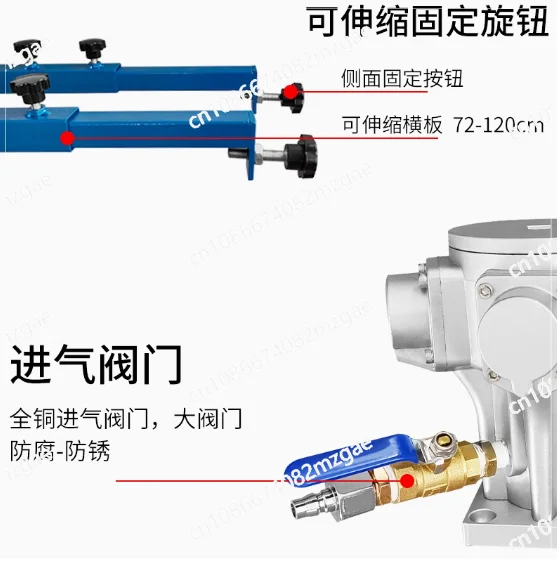 IBC ton bucket dedicated 1000L pneumatic mixer, paint coating adhesive explosion-proof industrial pneumatic mixer