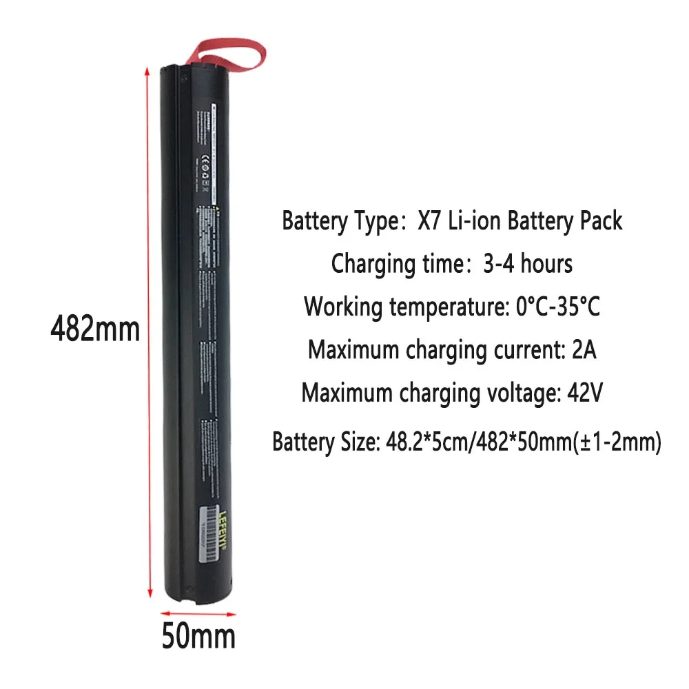 X7 36V 5.2ah 100% nova bateria substituível 36V 5200mAh para bateria de scooter Huanxi X7