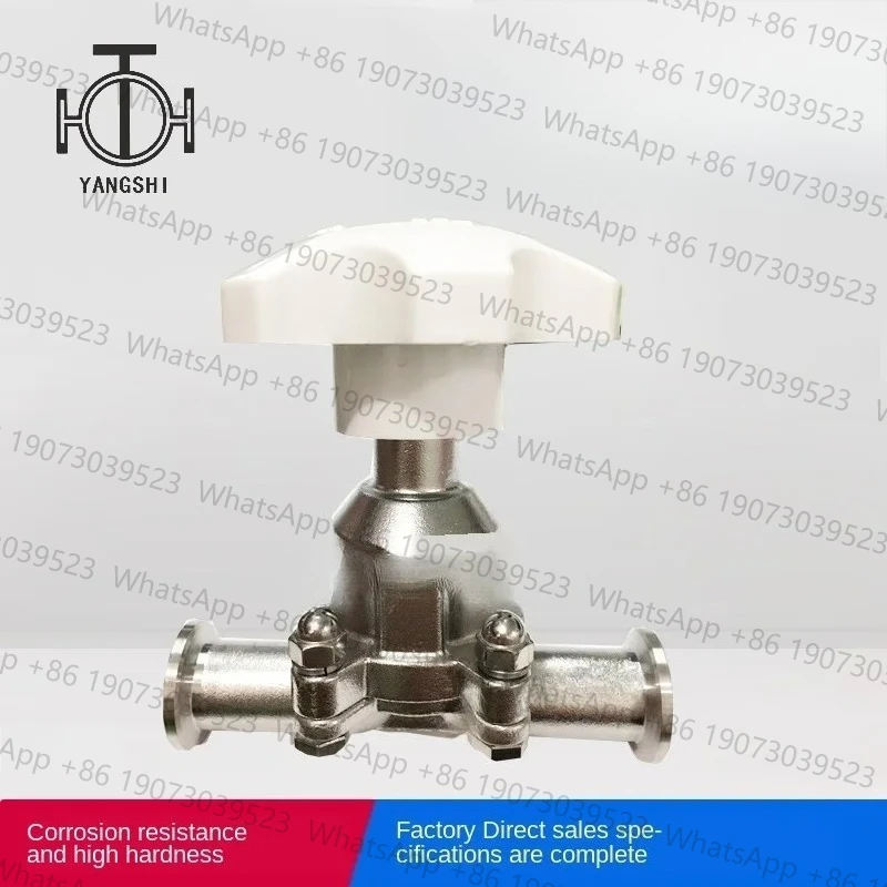 

Stainless steel manual high vacuum diaphragm valve GM series KF16 KF25 manual quick diaphragm valve