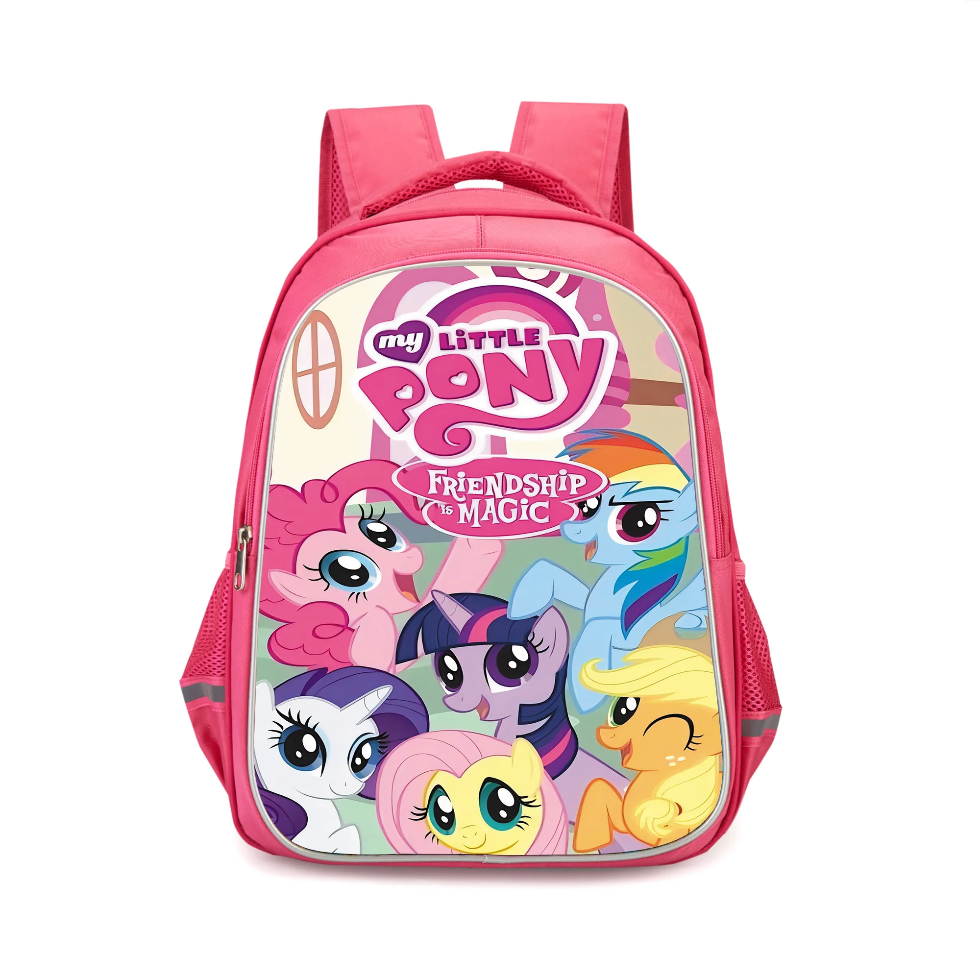 Cartoon My Little P-Ponys Child Backpacks Girls Student Birthday Gift School Bags Camping Durable Rucksack