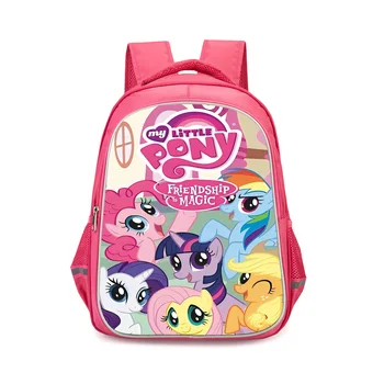 Dessin animé mon petit p-ponys enfant sacs à dos filles étudiant cadeau d'anniversaire sacs d'école Camping sac à dos Durable