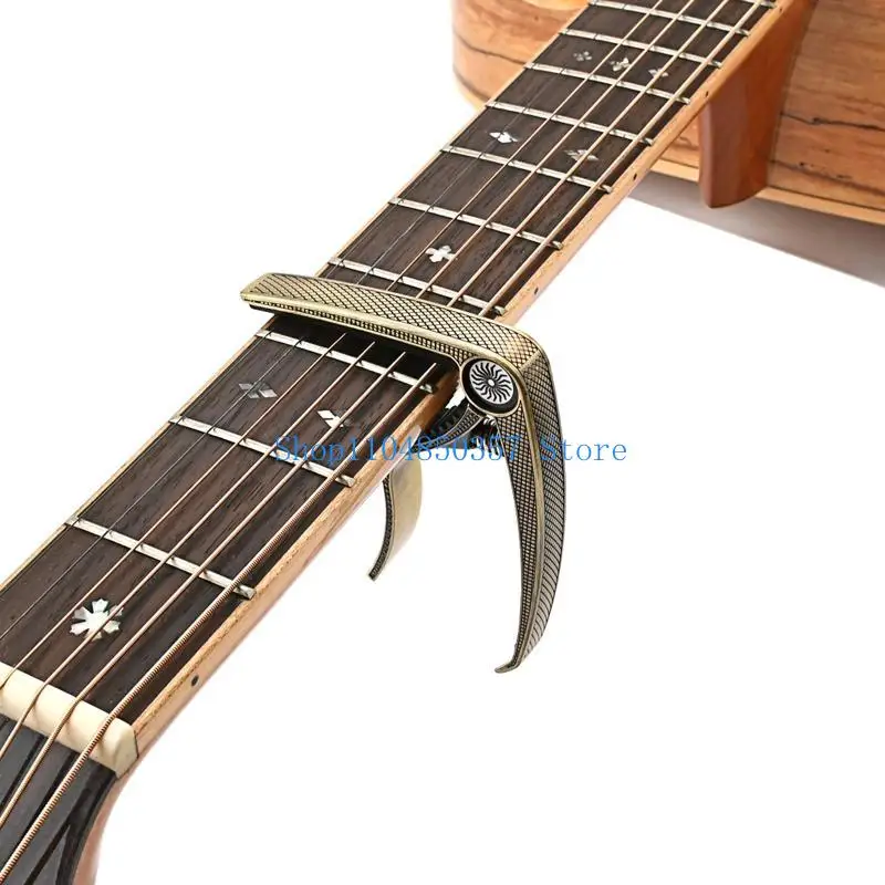 652F Zinc Alloy Guitar Capo Guitar Clamp Electric Guitar Ukulele Banjo Mandolin Gift