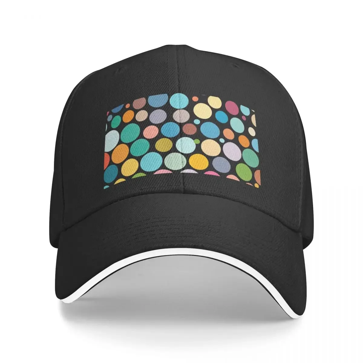 

kusama yayoi inspired pattern, colorful circle Baseball Cap Custom Cap Hip Hop Mens Hats Women's