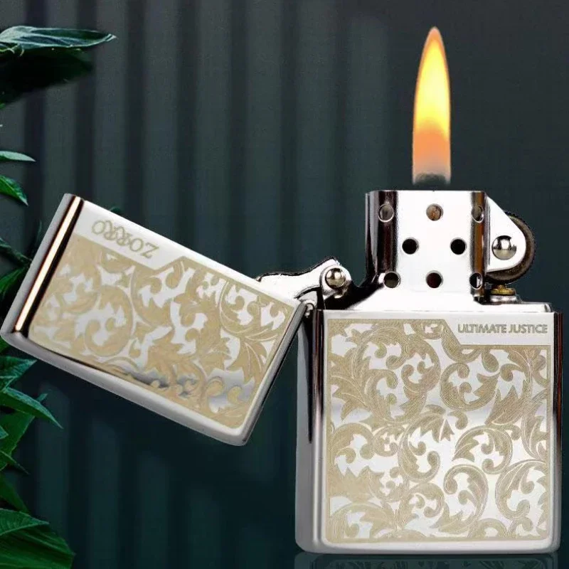 Genuine Zorro Pattern Series Kerosene Lighter Windproof Creative Exquisite Fashion Lighter Boyfriend Gift