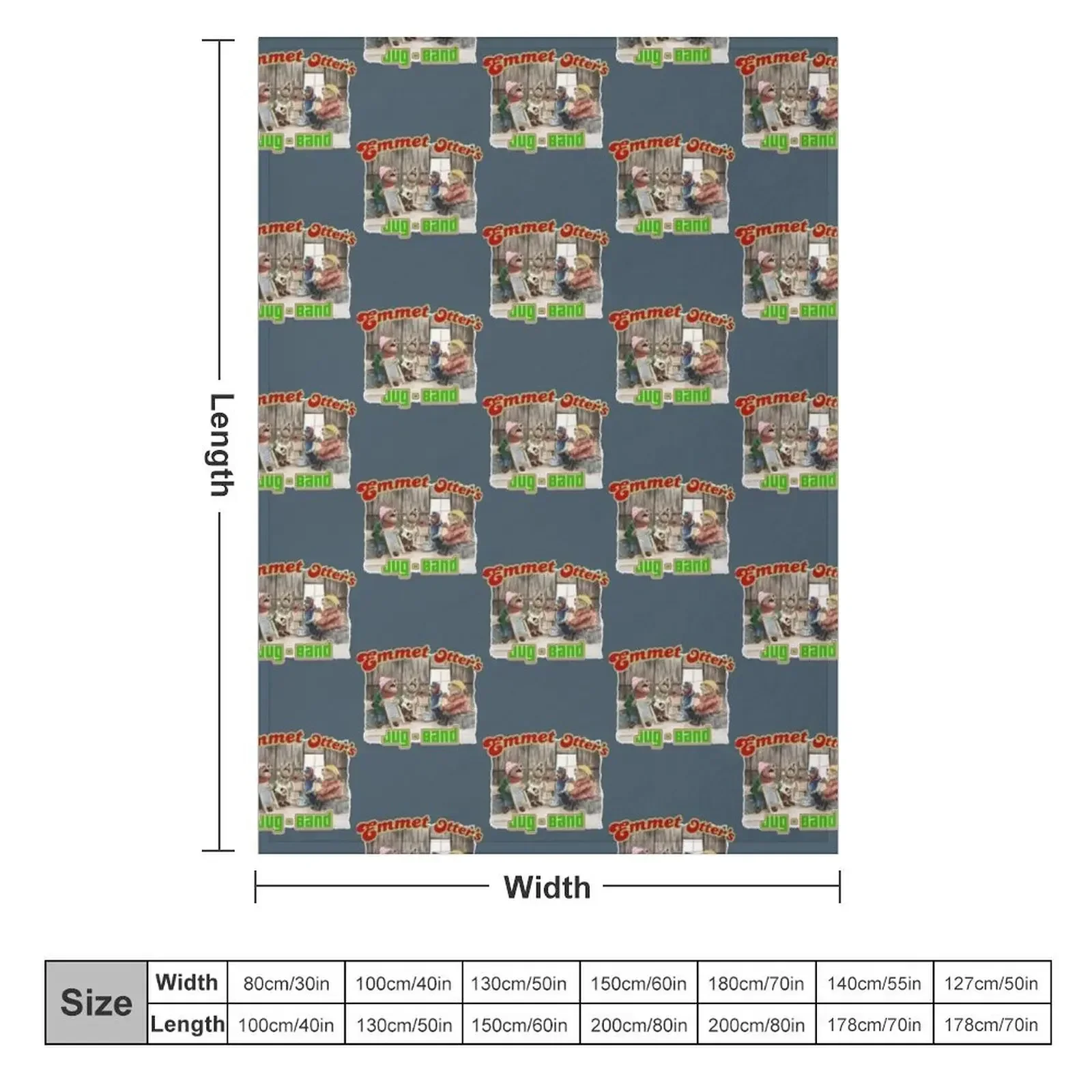 Emmet Otter Emmet otters Throw Blanket Fashion Sofas Summer Beddings Luxury Brand Extra Large Throw Blankets