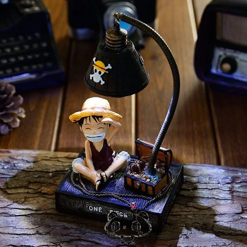 One Piece Monkey.d.lully Tony Tony Chopper High-value Animation Peripheral Cartoon Cute Desktop Night Light Decoration Learning