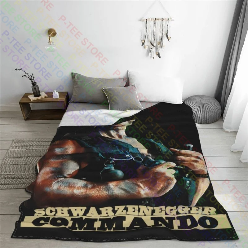 Arnold Schwarzenegger Commando Blanket Casual Bedroom Ultra-Soft Cover Blanket Sofa Decorative