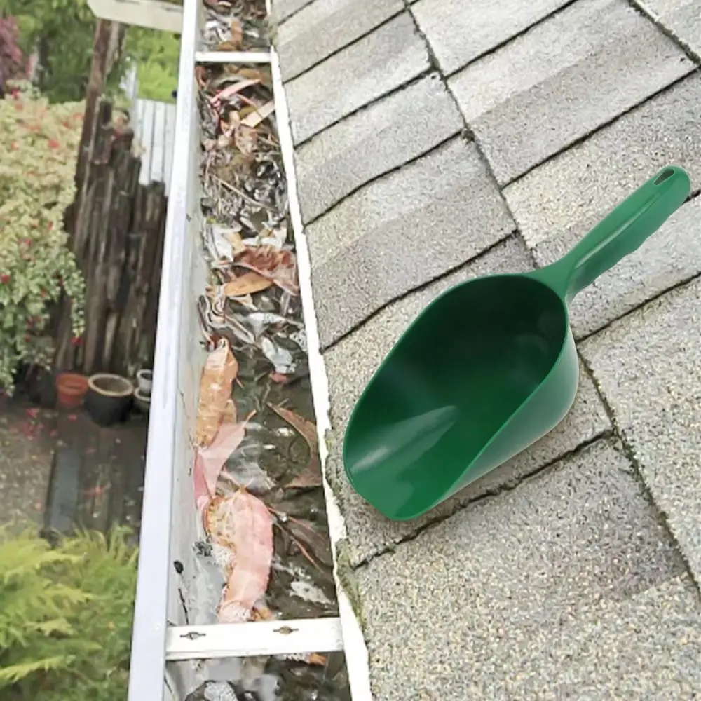Large Capacity Gutter Getter Scoop Cleaning Tool Scoop Design Garden Leaf Cleaning Spoon Leaf Removal Shovel Shape Eaves Shovel