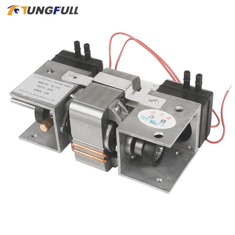 

HL-15L 110V/220V small 12V high positive and negative pressure Vacuum Pump Double Head Diaphragm Pump Micro Air Pump