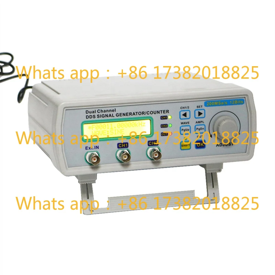 

Цифровой двухканальный генератор сигналов DDS MHS-5200A 200MSa/s с схемами на базе FPGA, измеритель частоты произвольных сигналов, выход 6МГц-25МГц