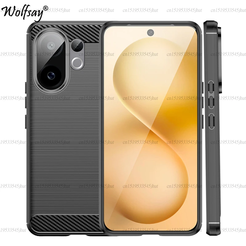 Мягкий чехол из ТПУ для Vivo S30, противоударный силиконовый чехол из углеродного волокна, чехол для телефона Vivo S30, чехол 6,67 дюйма Мягкий чехол из ТПУ для Vivo S30, противоударный силиконовый чехол из углеродного волокна, чехол для телефона Vivo S30, чехол 6,67 дюйма