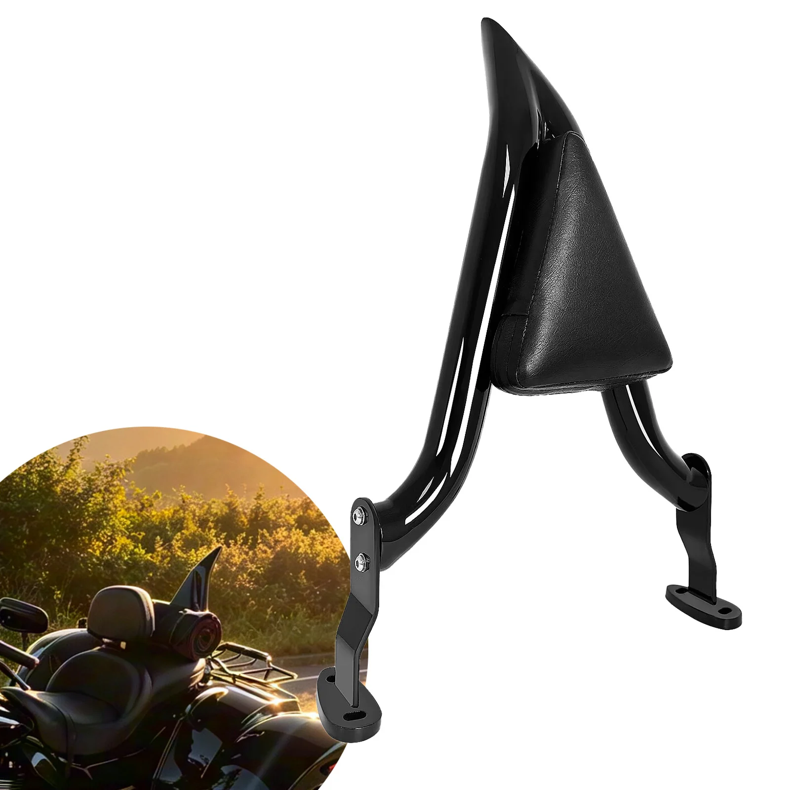 Passenger Back Rest Sissybar For Harley Road Glide 3 FLTRT 2023 FLRT Freewheeler 15-26 Detachable Motorcycle Backrest Sissy Bar