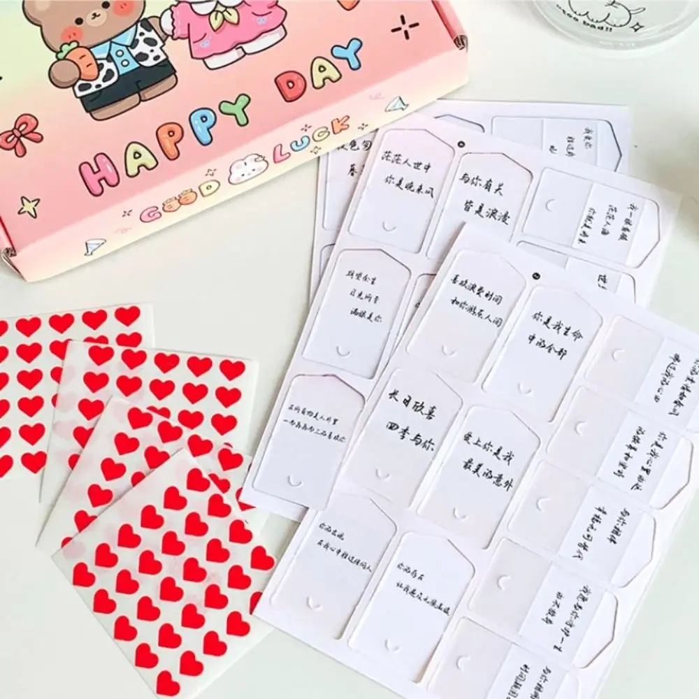 99 Promises/Blessings/To Do Lists Mini Love Letter Cards Set DIY Surprise Gifts Handmade Love Message Paper Handcrafts Selfmade