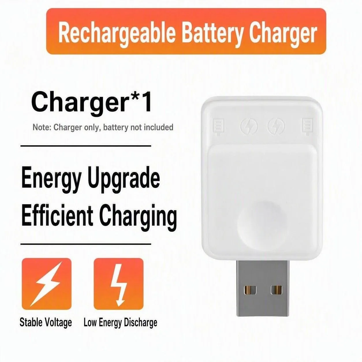 CR425 Battery Charger Electric Fishing Float Rechargeable CR425 Battery USB Charger 2 Hole Charging Adapter For LED Fishing Buo