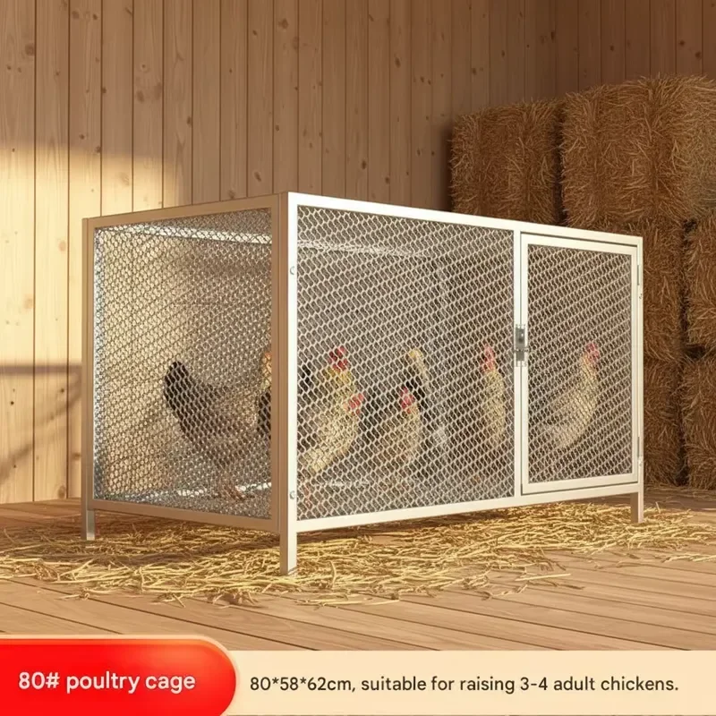 Factory Direct Large Indoor Metal Chicken Coop & Carrier Chicken Cages Poultry Farm Poultry Chicken House for Pigeon Duck