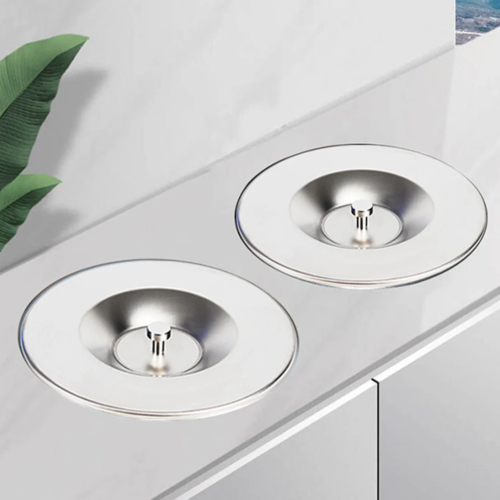 

3 Piece Set Stainless Steel Trash Can Lid Bins 201 Grade Round Embed Counter Top Kitchen Garbage Container Waste Cover Recessed