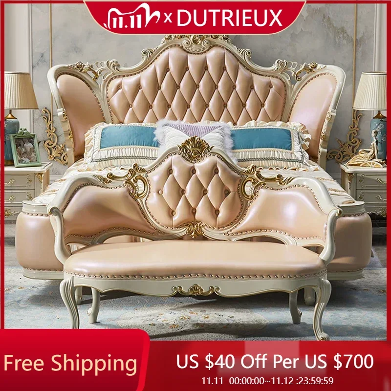 

Queen Children Bed Double Headboards Luxury Modern Massage Full Soft Wooden Japanese Bed Comfortable Muebles Hotel Furniture