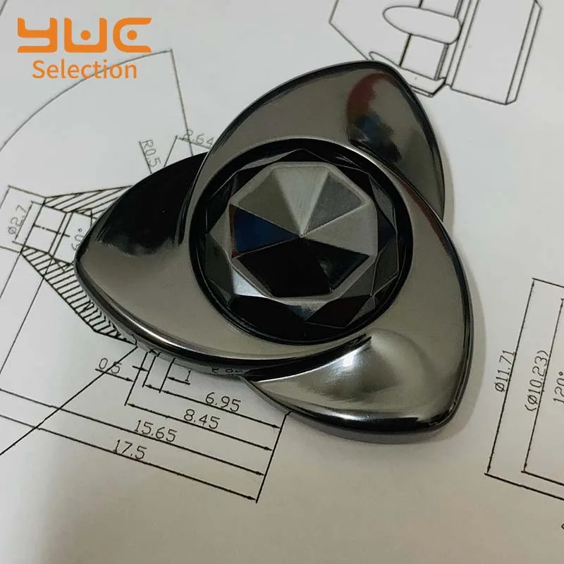 YUC ROSE XL Hand Spinner Sensory Toy  For Children Adult Fidget Spinner Gadget Office PEI Antistress Metal Kinetic Desk Toys