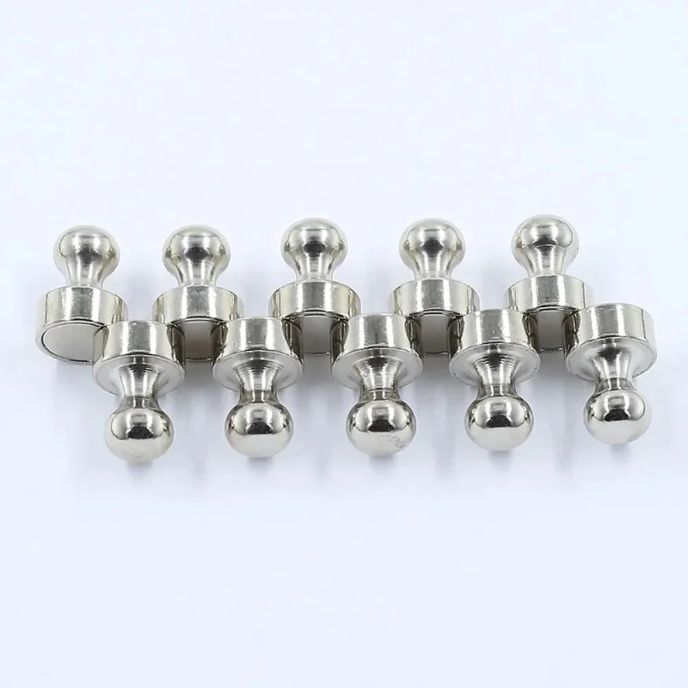 Magnetic Pushpins Metal Magnet Thumbtacks, Multipurpose Fastening Pins Suitable for Refrigerator, Home & Office Storage