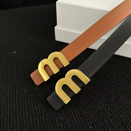 Imagen 2 del producto 2025 nuevos cinturones finos de 2,5 cm para mujeres y niñas, cinturón de cuero de vaca con hebilla metálica, cinturón de ocio para vestido, pretina vaquera