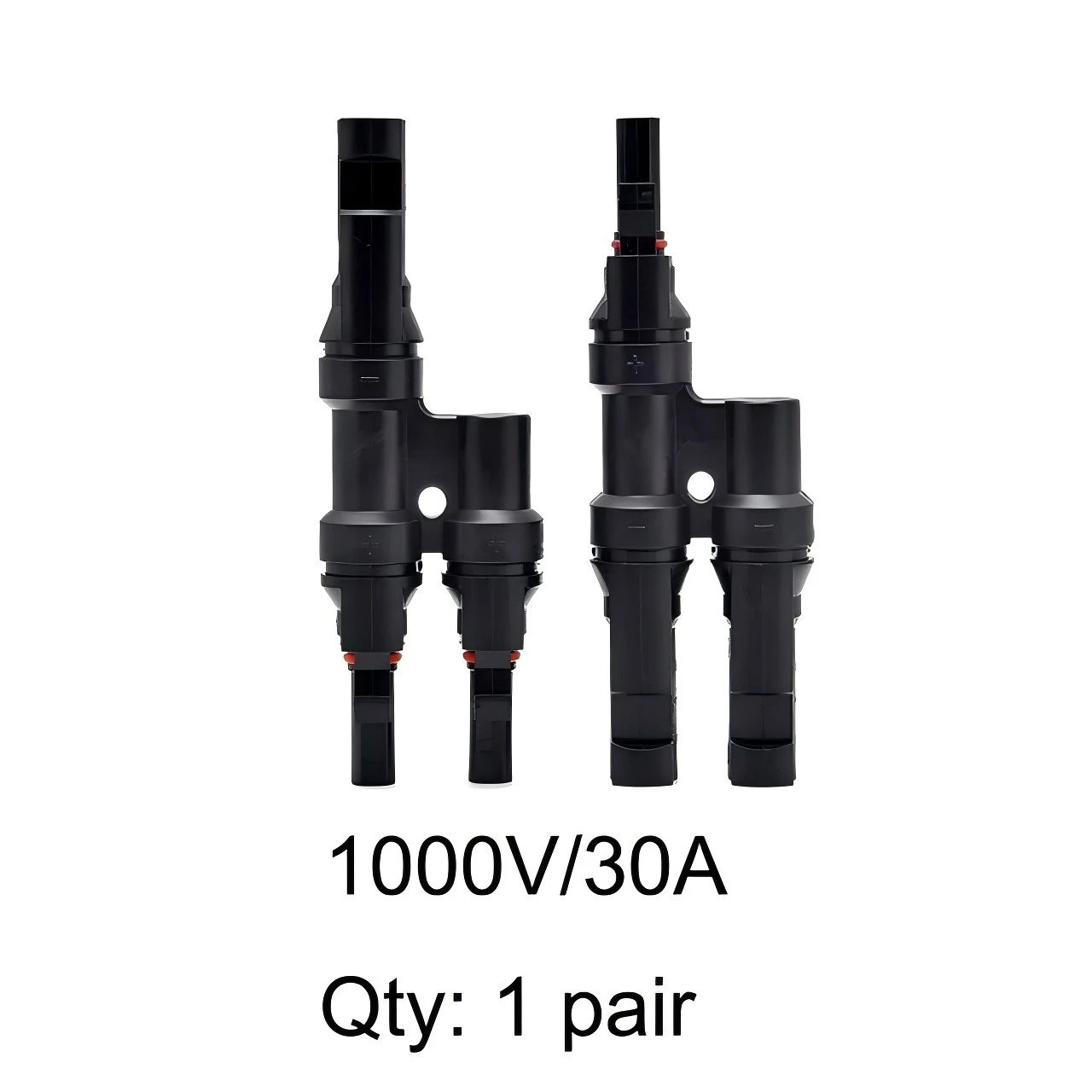 Solar Connectors Waterproof Y-shaped 2Y 3Y 4 Way Adapter DustProof Solar Cable Parallel Adaptor HeatResistant Panel Wire Connect