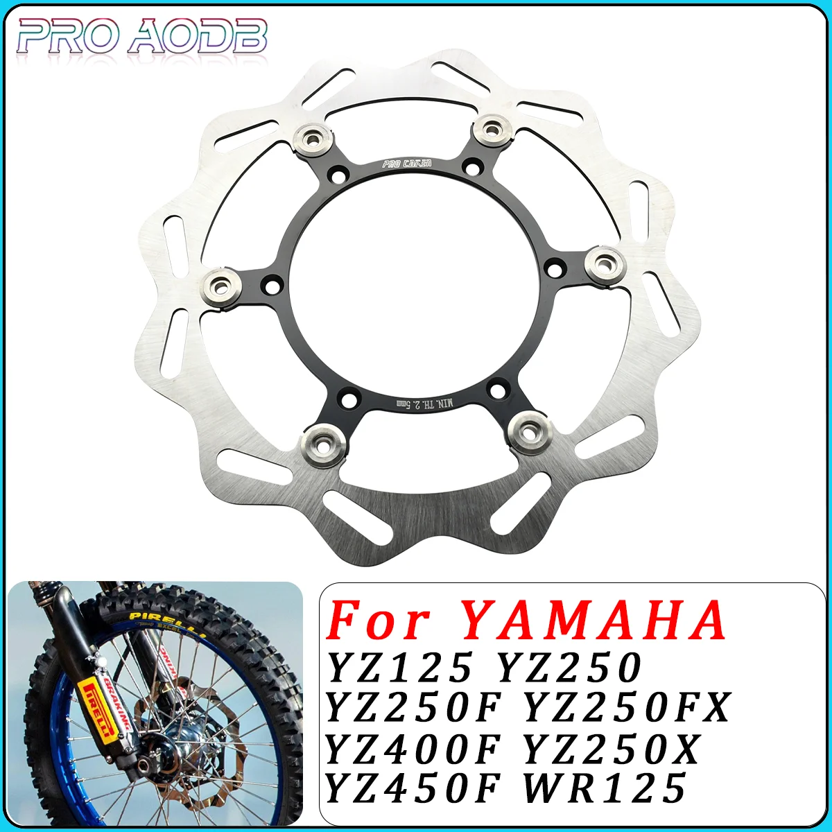 

Motorcycle 270mm 320mm brake disc For YAMAHA YZ125 YZ250 YZ250F YZ250FX YZ250X YZ400F YZ426F YZ450F WR 1998 1999 2000 2001-2021