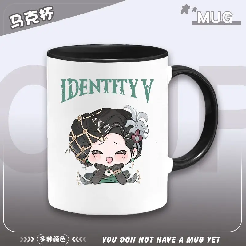Identidade V Anime Jogo Cos Jardim Dançarina Feminina Naiad Geisha Etc. Caneca de cerâmica unissex simples com bloqueio de cor e presente de copo de água