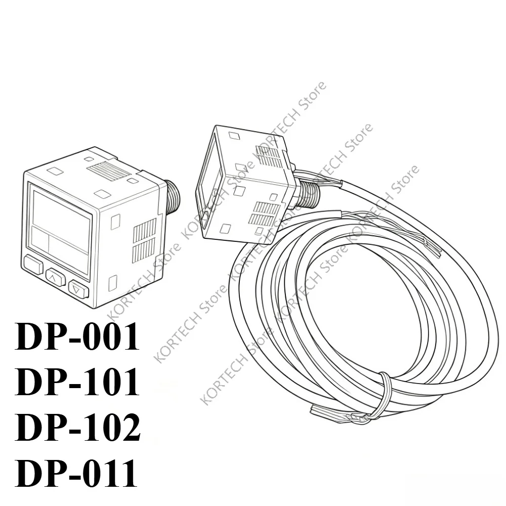 Original DP-001 DP-101 DP-102 DP-011 DP-102A DP-101M  DP-102M DP-101-HT DP-102HT vacuum pressure sensor Pressure switch