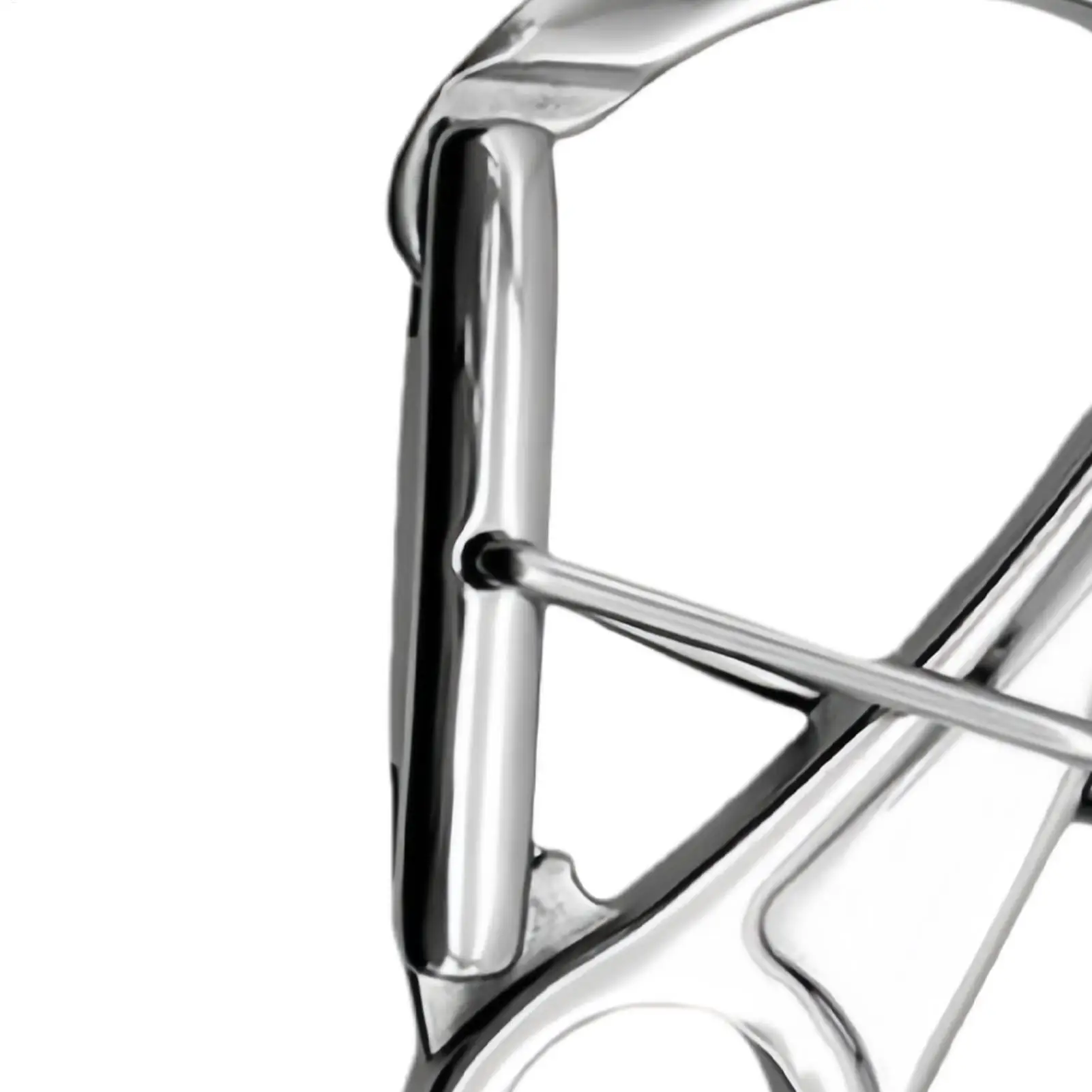 Stainless Steel Climbing Carabiner Double Self-Locking Heavy Duty Climbing Carabiner Clips for Hiking Boating Outdoor Backpack