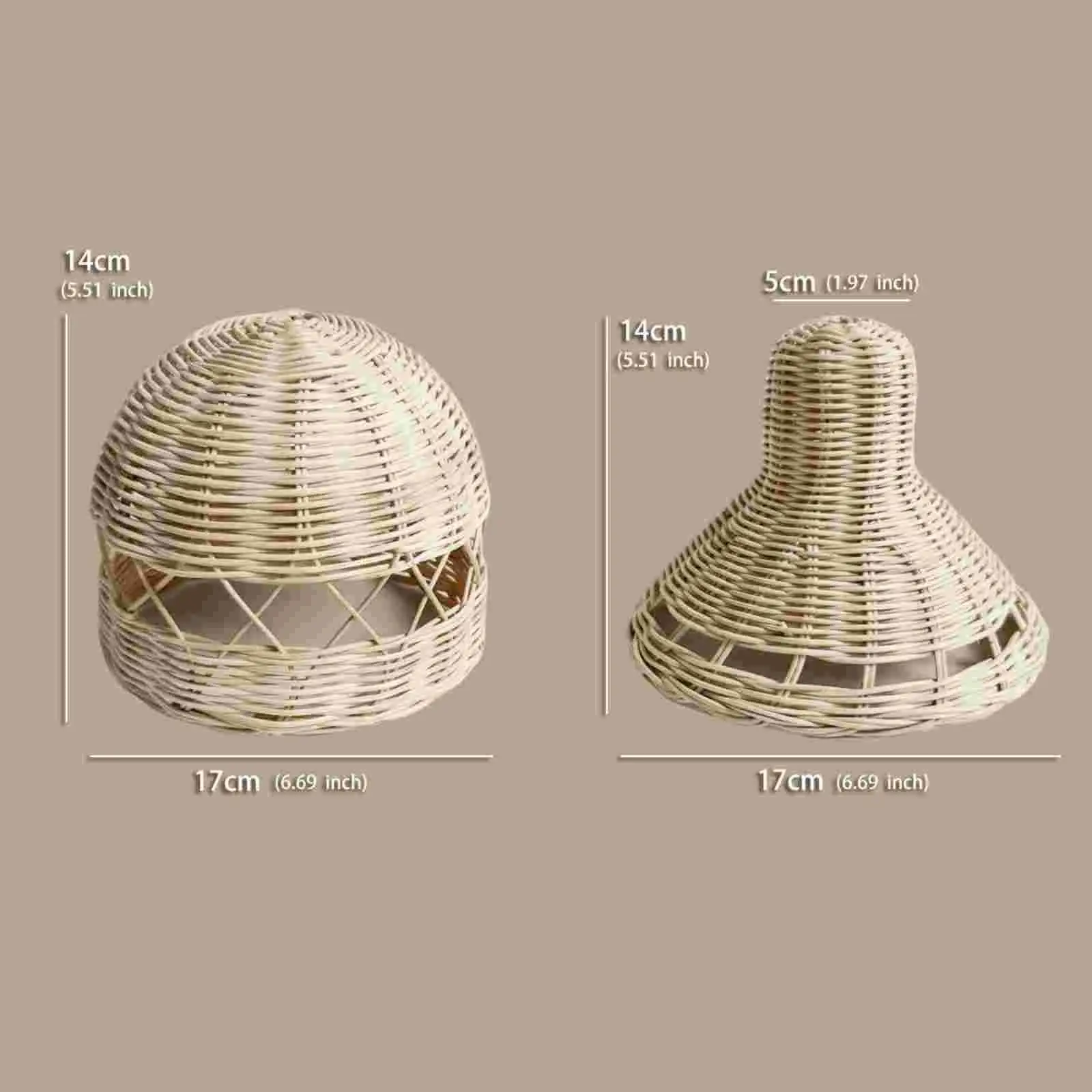 

Lampshade Fashion Decoration Easy Installation Compact Light Cover Ornament Wooden for Living Room Bedside Hotel Kitchen Cafe