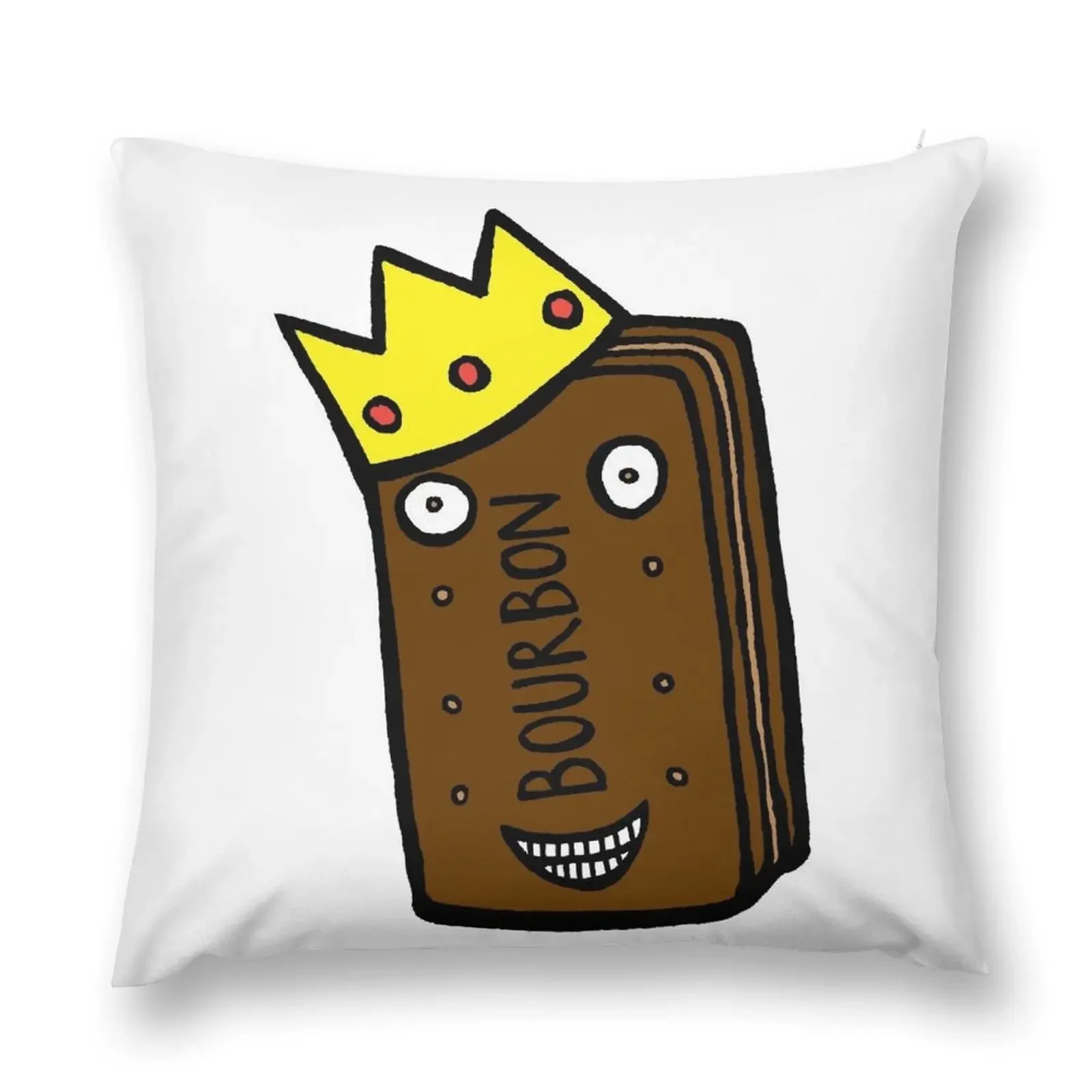 Bourbon Biscuit, The King Of Biscuits Throw Pillow Pillow Case Christmas Pillowcase Cushion pillow