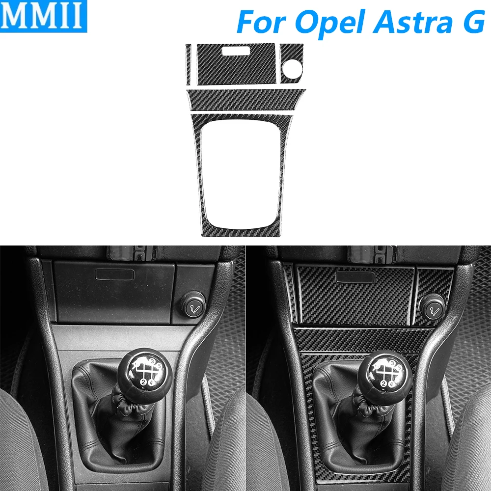

Накладка на панель центральной консоли (переключатель передач, зажигатель) из карбона для Opel Astra G 1998-2003, аксессуары для автомобиля, наклейка