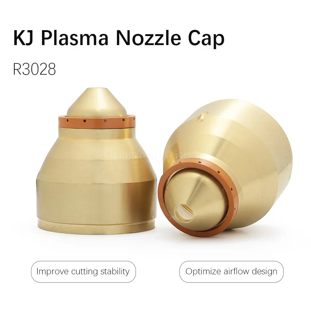 켈베르 플라즈마 노즐 캡 R3028 고정 캡 11.842.601.1622 0.8mm(3D) 켈베르그 플라즈마 절단 토치 소모품
