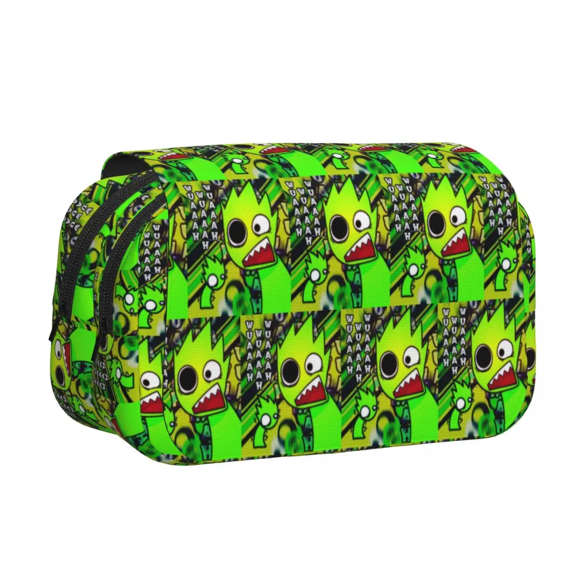 Sprunki Cartoon Incredibox Game Pencil Case Pen Holder Hard Shell Leather Big Capacity Pen Box Pencil Bag for Kids Gifts