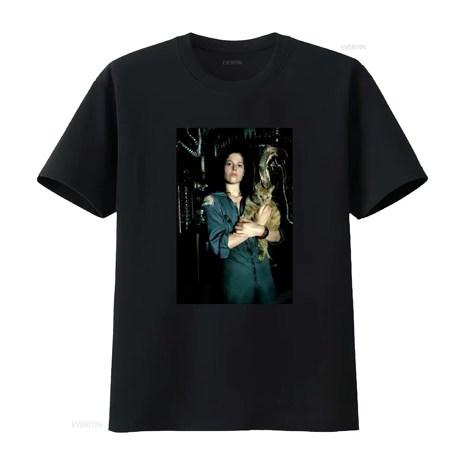 Alien Ellen Ripley Photo T Shirt Sci Fi Movie Inspired  vintage Washed designer clothes fashion Stretched homme graphic