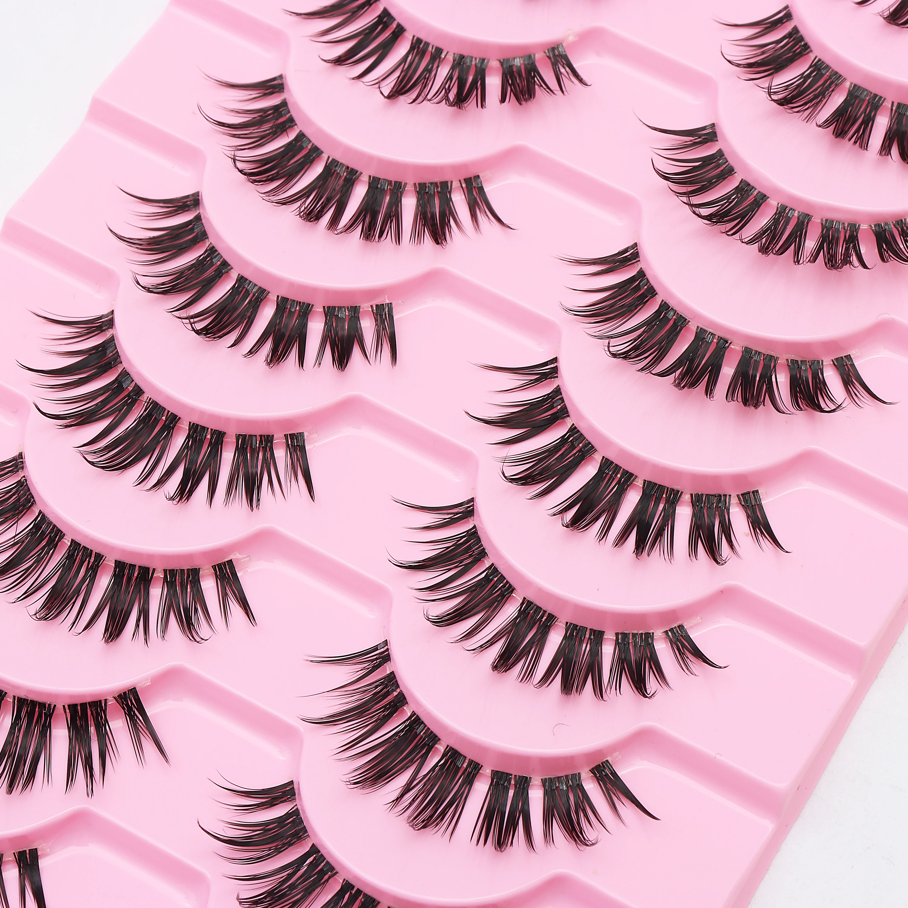 DINGSEN 10 Paar Transparente Anime-Naturwimpern Manga-Wimpern Koreanische Make-up-Wimpern Großhandel Künstliche Wimpern – Detail 25