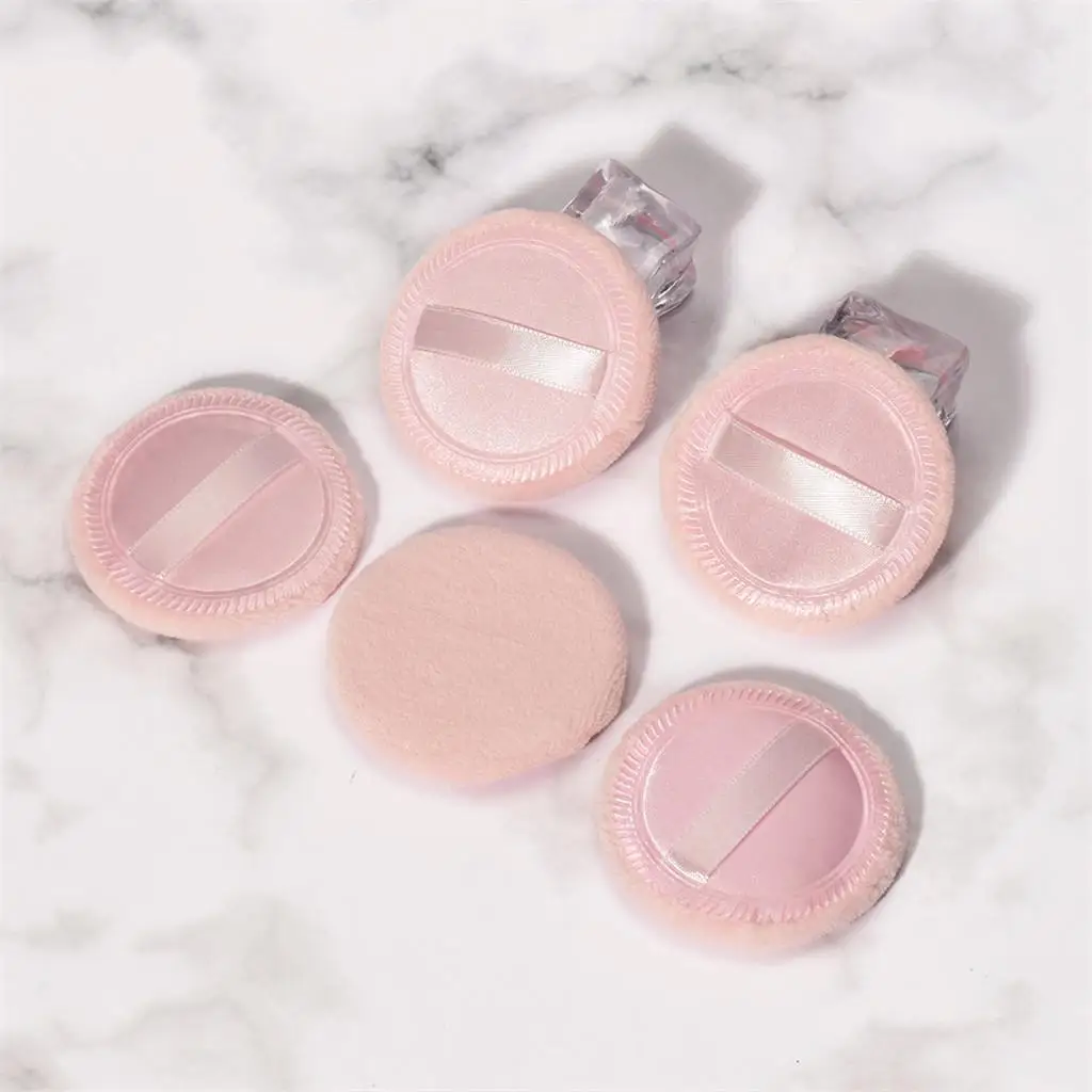 Applicateur de poudre cosmétique pour le visage et le corps, 5 lots, mélangeur bouffant