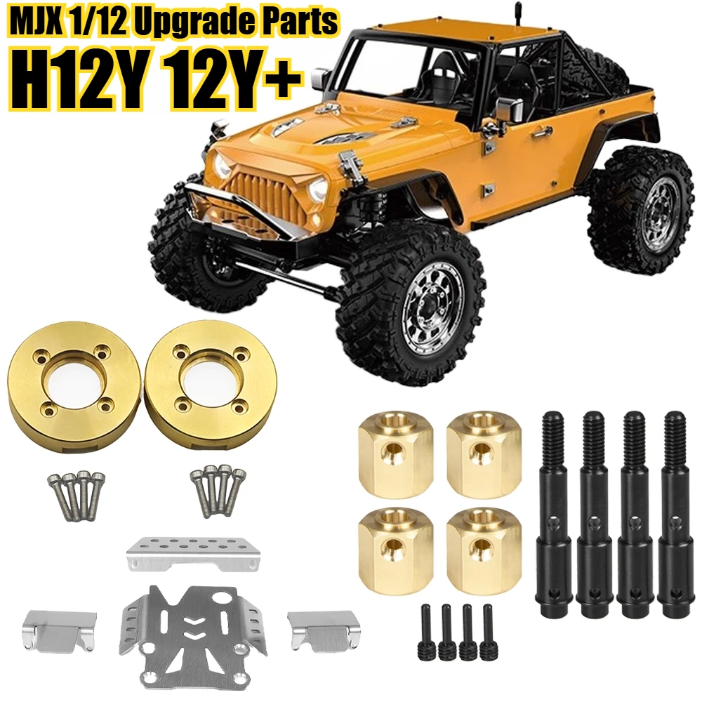 MJX H12Y 12Y+ H12P 1/12 RC Climbing Car Spare Parts Universal Chassis Armor Extension Combiner Counterweight