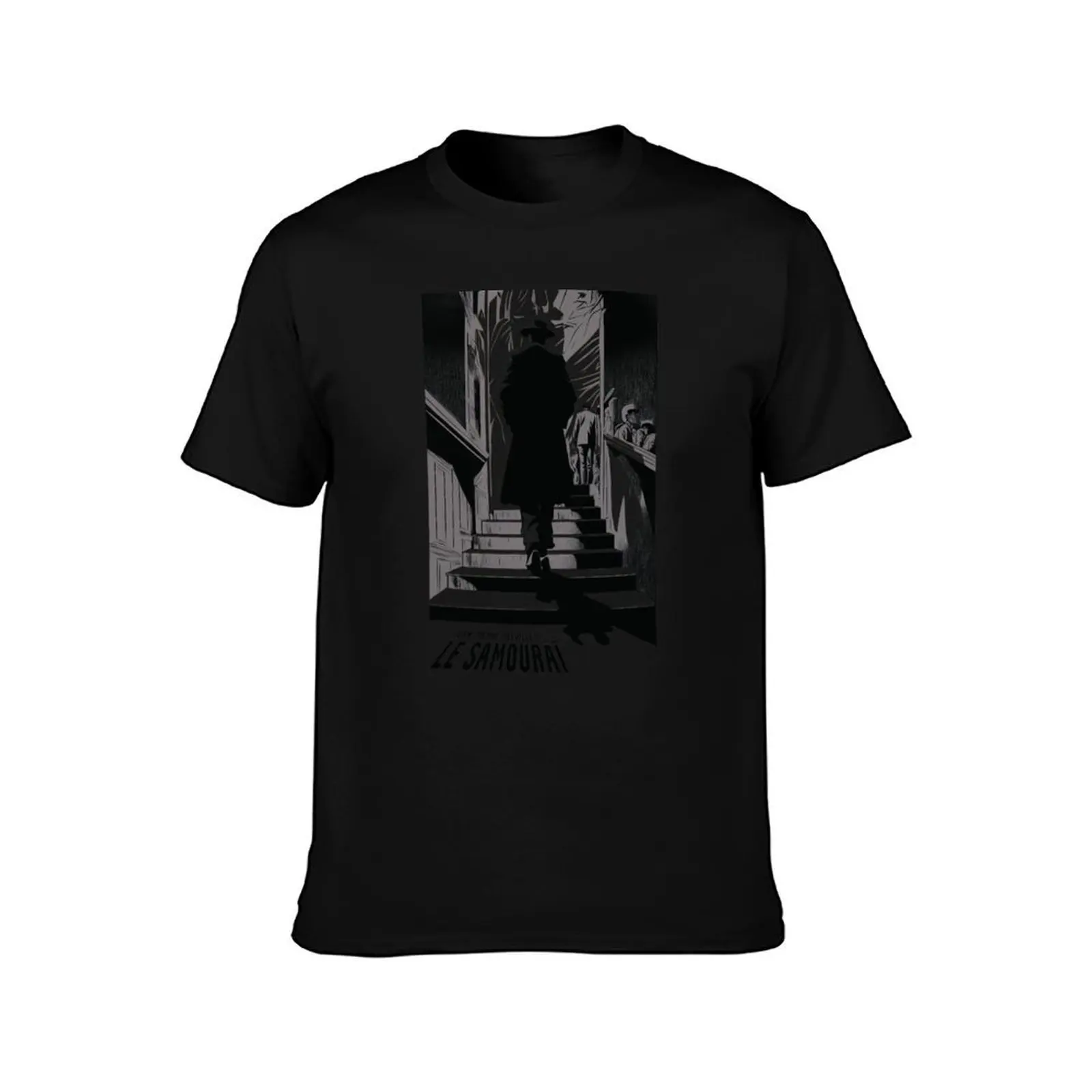 Le Samoura? Illustration T-Shirt Casual Street Style Short Sleeve Tee