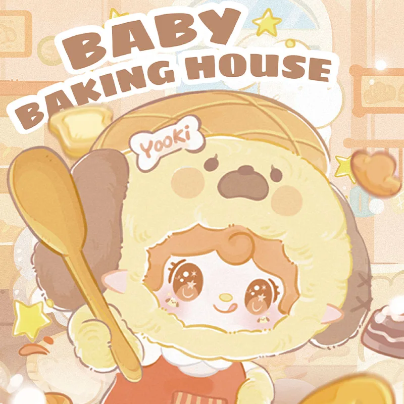 

Оригинальная плюшевая кукла Yooki 600% Baking House, большая виниловая игрушка-сюрприз, кавайная мягкая кукла, настольное украшение, коллекционный подарок