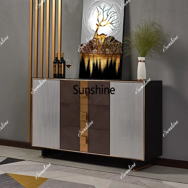 Light luxury door cabinet Home partition cabinet Modern simple storage decorative cabinetTJ