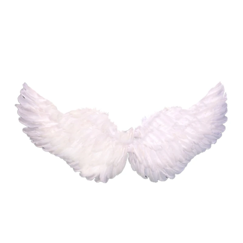 Angel Wings White Feathers Bird Wings Children Halloween Party Performing Props Christmas Scene Layout Cosplay Fairy Wings