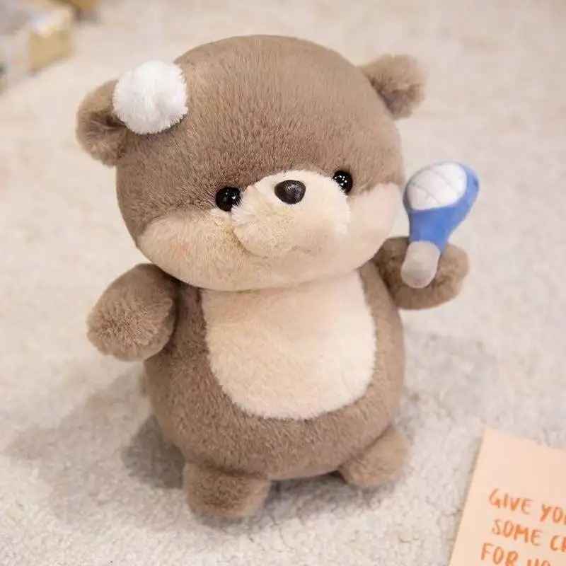 最新のクールなカワウソシリーズ人形 かわいいぬいぐるみ 手作り人形 漫画アニメ キュートな子供の誕生日プレゼント クリスマス