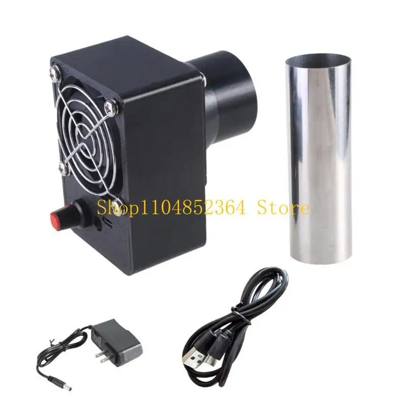 

652F 12V BBQ Blower Grill BBQ Fan Portable Barbeque Air Blower for Outdoor Barbecue