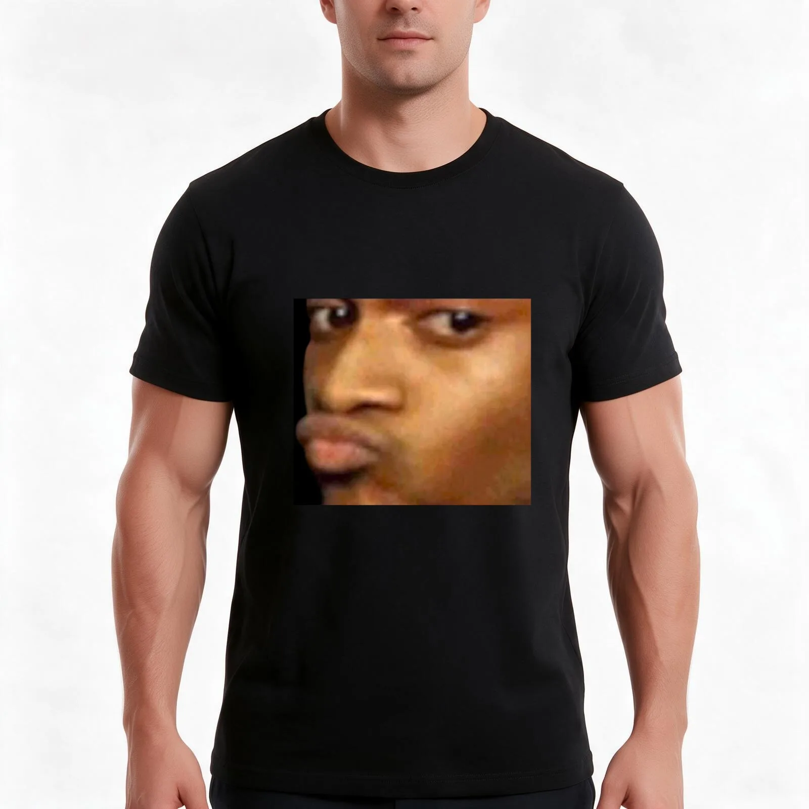 Conceited Reaction meme T-Shirt, Summer Casual Cotton Tee, Oversized Streetwear Tops, Vintage Graphic Print, Unisex Men Women